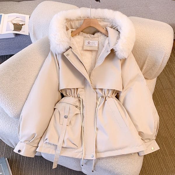 Cindy | Manteau en fourrure d'hiver