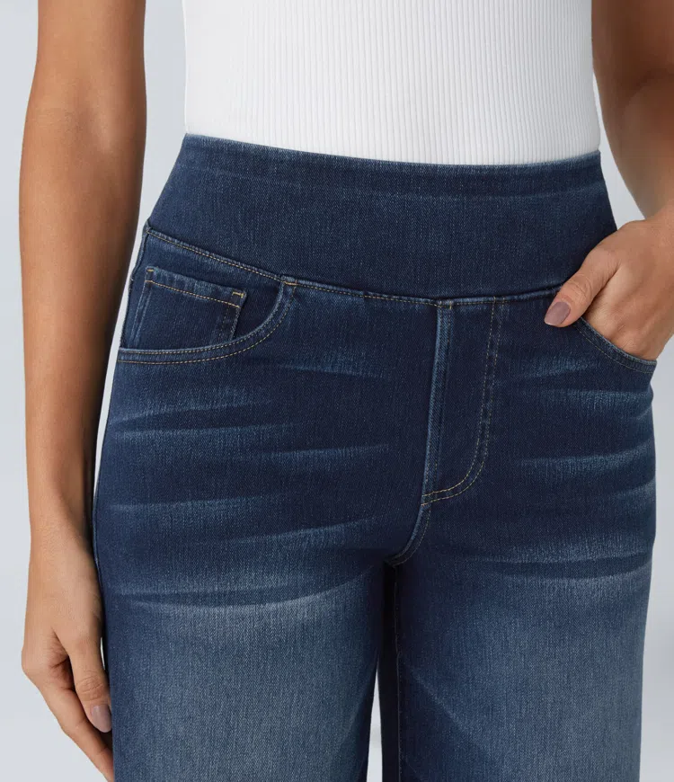 Hazel | Jeans palazzo extensibles