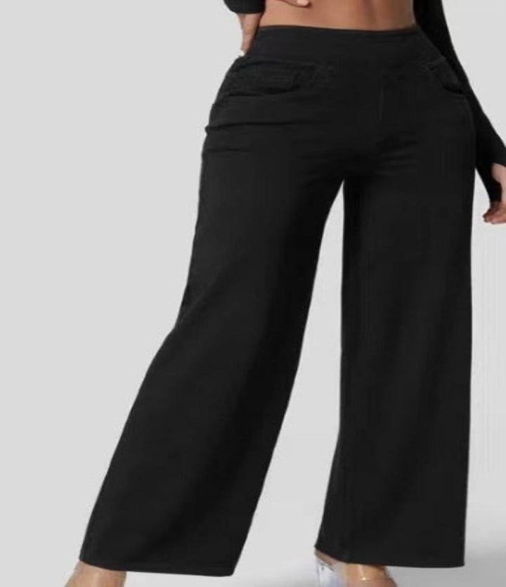 Hazel | Jeans palazzo extensibles