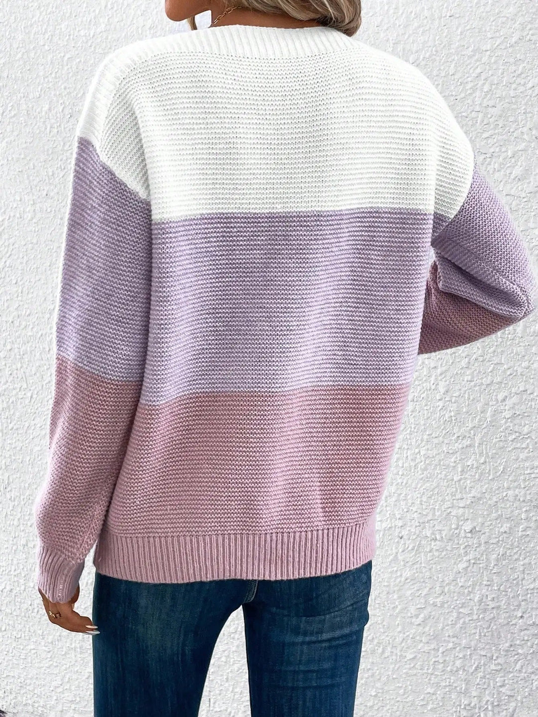 Bella - Pull en tricot ombré