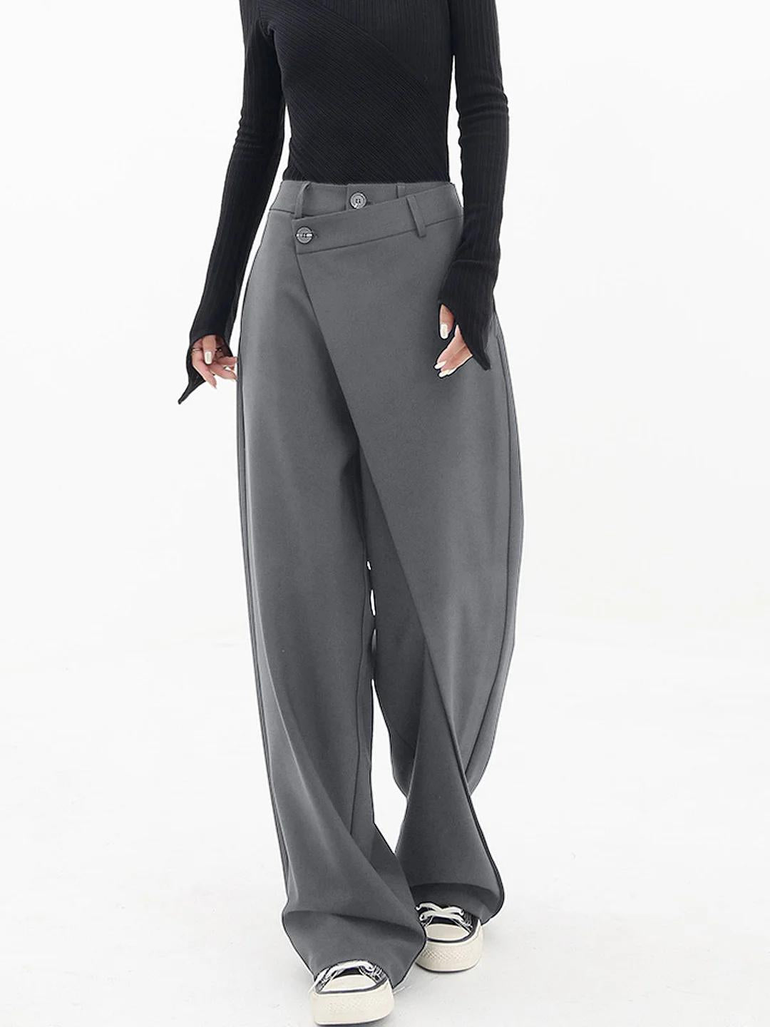 Sheila | Pantalon Palazzo élégant asymétrique