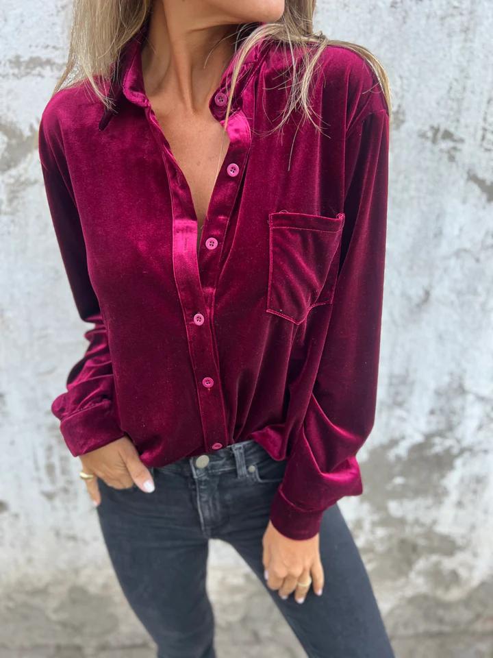 Briar | Élégante Blouse en Velours