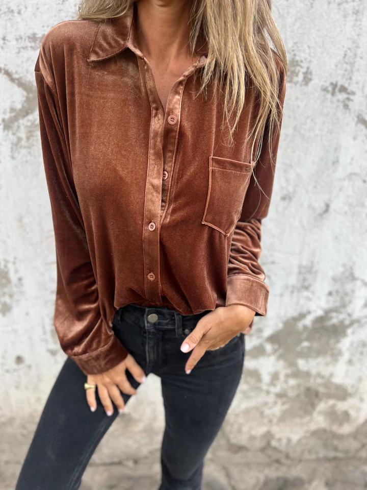 Briar | Élégante Blouse en Velours