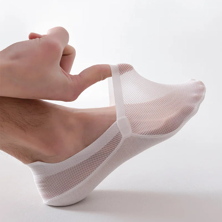 InvisiStep™ Chaussettes Antidérapantes Respirantes (Paquet de 6 paires)