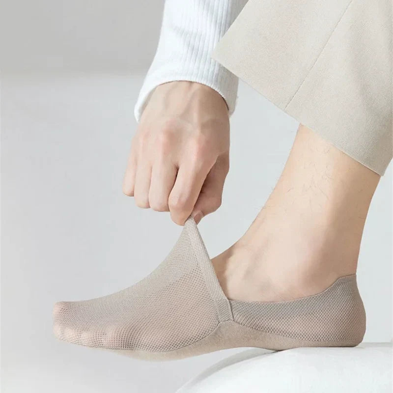 InvisiStep™ Chaussettes Antidérapantes Respirantes (Paquet de 6 paires)