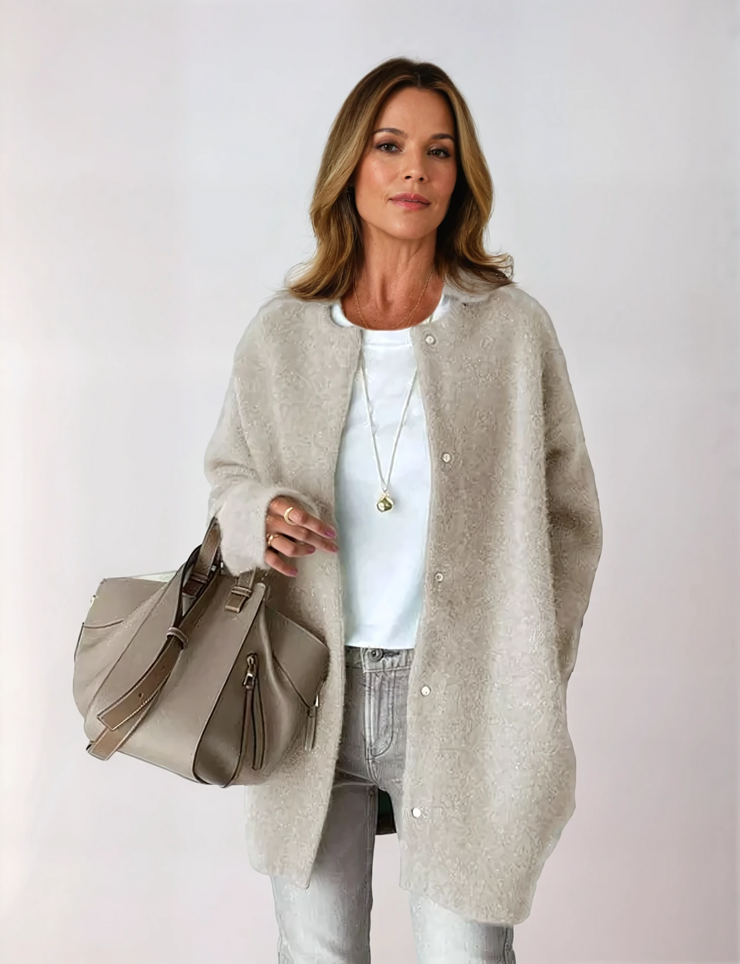 Hannah - Manteau en laine et mohair