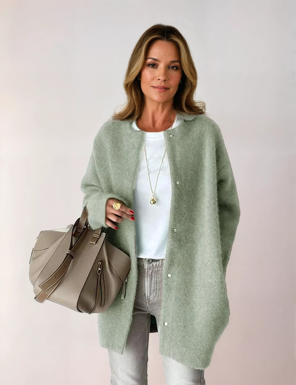 Hannah - Manteau en laine et mohair